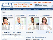 Tablet Screenshot of learningrealestate.com